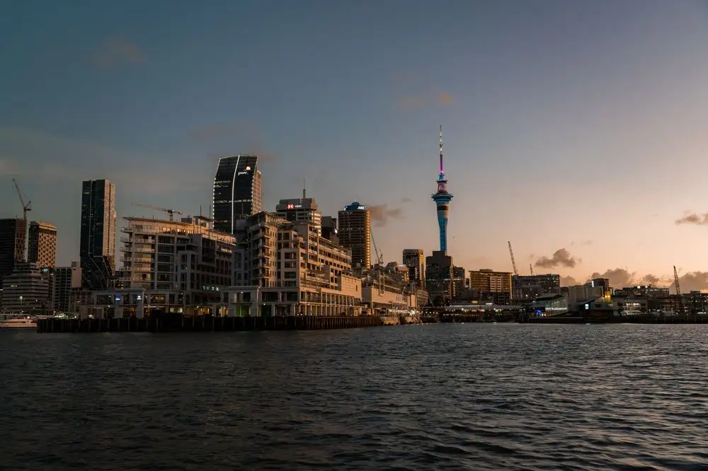 Auckland CBD Skyline at Night
